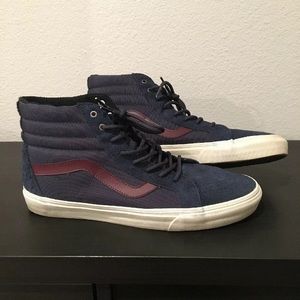 Vans Sk8 hi Reissue size 13 suede ombre blue